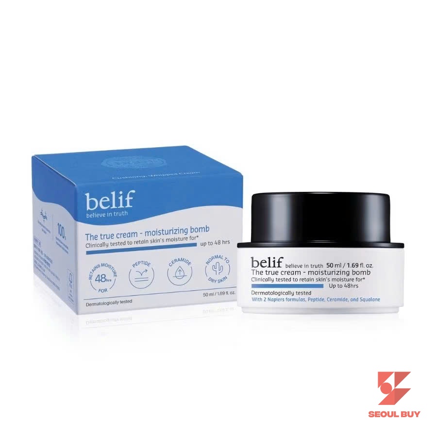 빌리프 더 트루 크림 모이스춰라이징 밤, 75ml, 1개