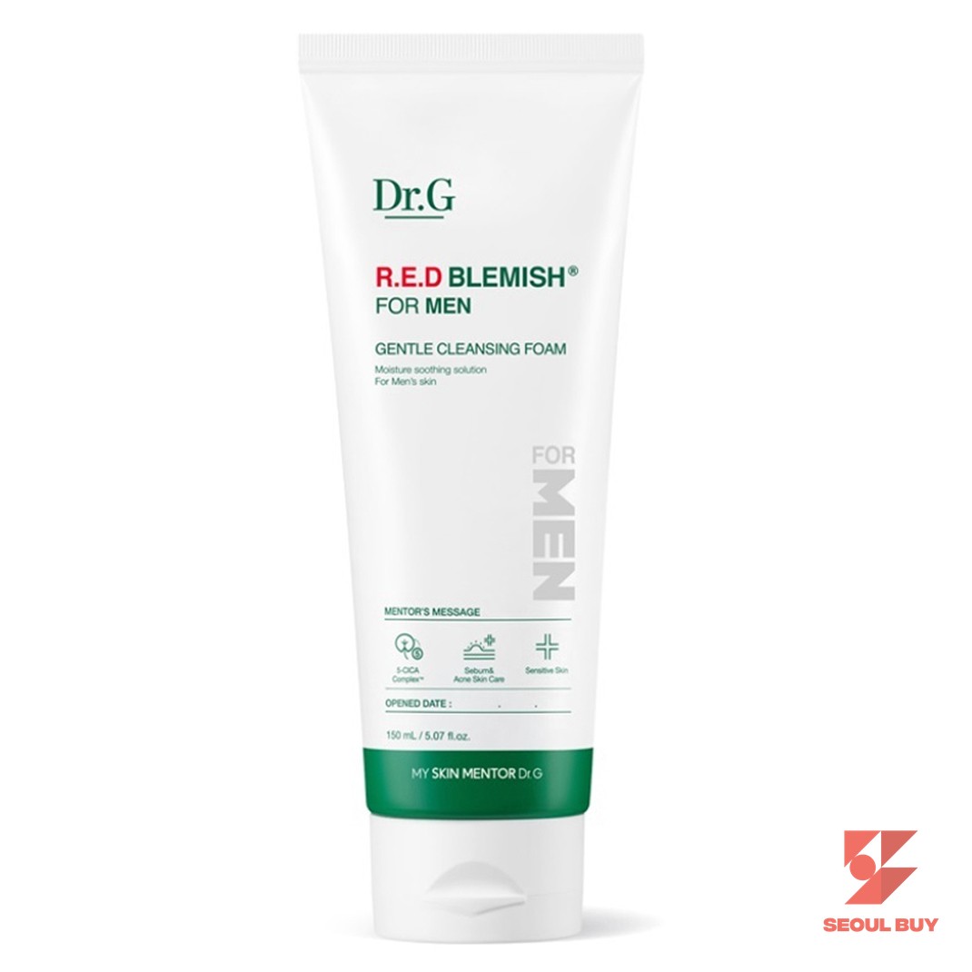 닥터지 레드 블레미쉬 포 맨 젠틀 클렌징 폼, 150ml, 1개