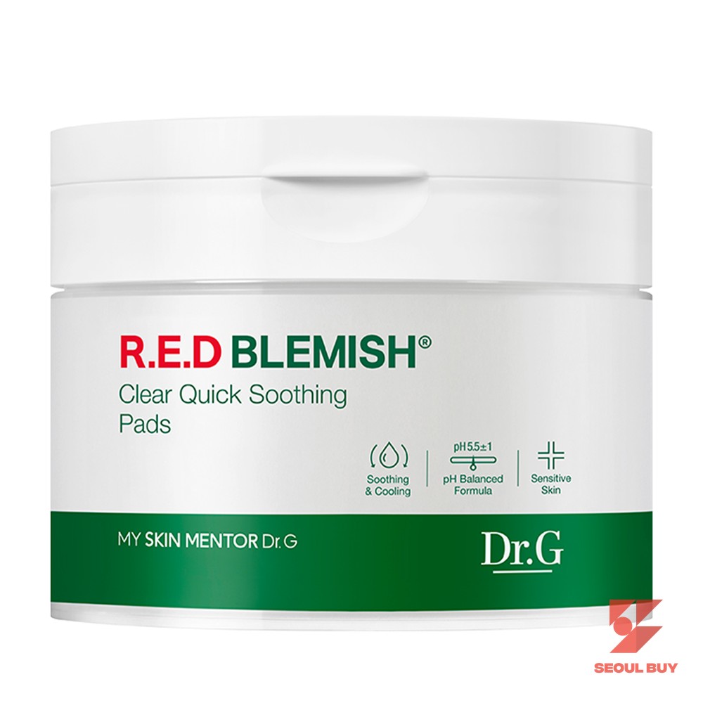 닥터지 레드 블레미쉬 클리어 퀵 수딩 팩 130ml, 70개입, 1개