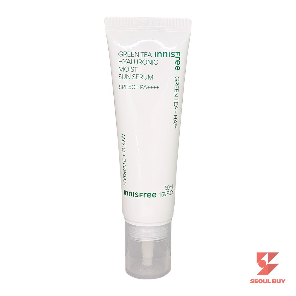 이니스프리 그린티 히알루론산 수분 선세럼 SPF50+ PA++++
