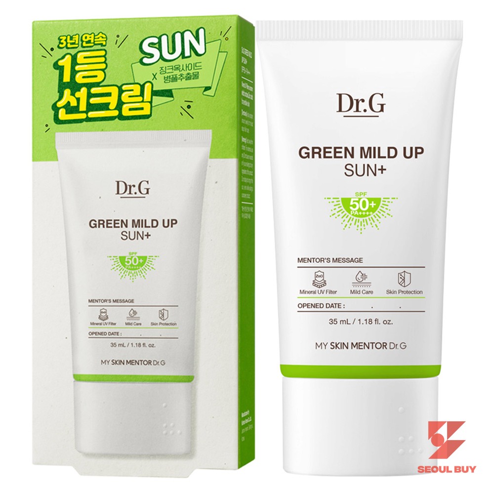 닥터지 그린 마일드 업 플러스 선크림 SPF50+ PA++++, 35ml, 1개