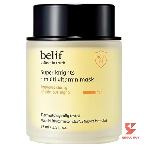 빌리프 슈퍼 나이츠 비타민 마스크, 75ml, 1개