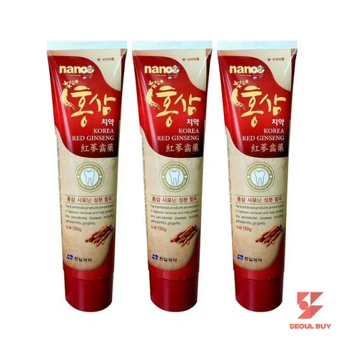 (1+1+1) 한일 홍삼 치약 150g X 3개입