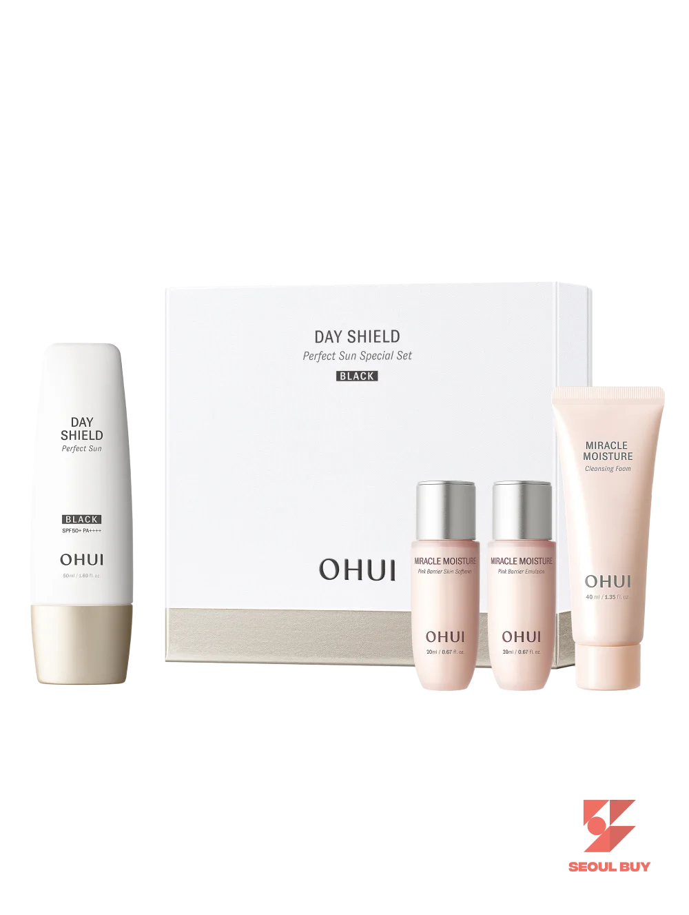오휘 데이쉴드 퍼펙트 선 블랙 썸머 스페셜세트, 50ml, 1세트