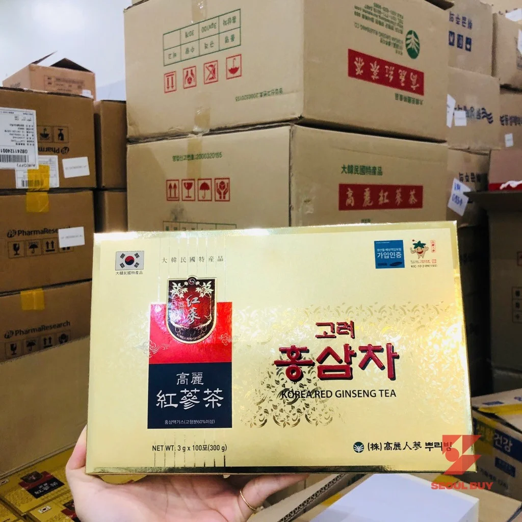 코리아인삼 국내산 100% 고려홍삼차 인삼차, 1개, 50개입, 3g