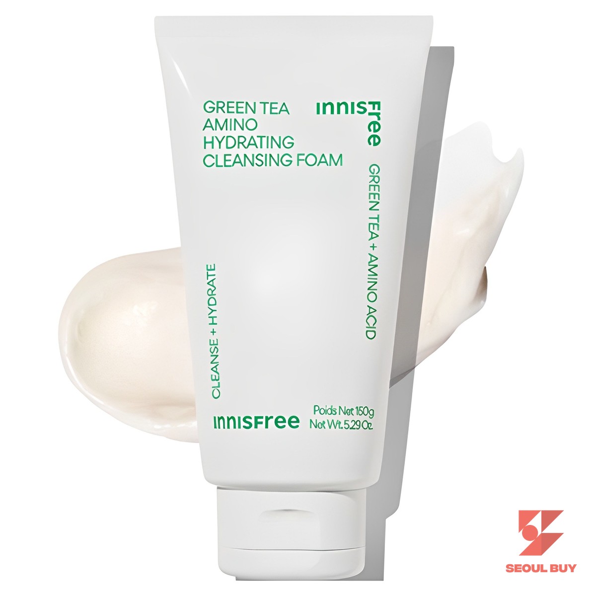 이니스프리 그린티 클렌징 폼, 150ml, 1개